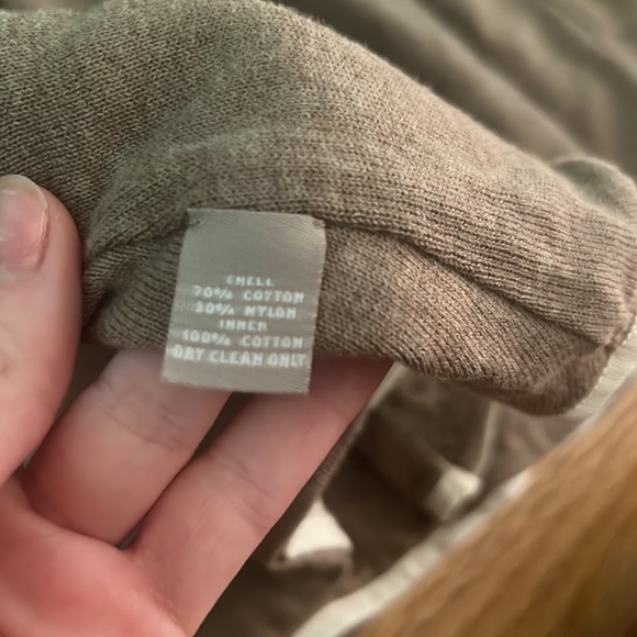 Reversible lace and tan hooded sweatshirt size small. - Picture 5 of 5